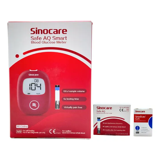Glucometro 50 Tiras + 50 Lancetas