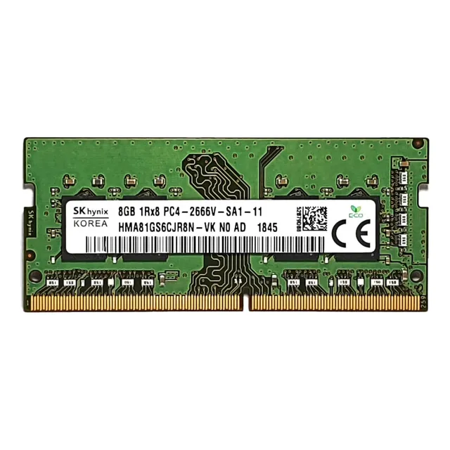 Memoria RAM color verde 8GB 1 SK hynix HMA81GS6CJR8N-VK