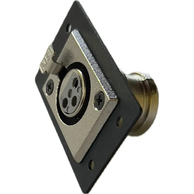Conector Xlr Hembra 3 Pines P/ Soldar Placa Avip Wiremold