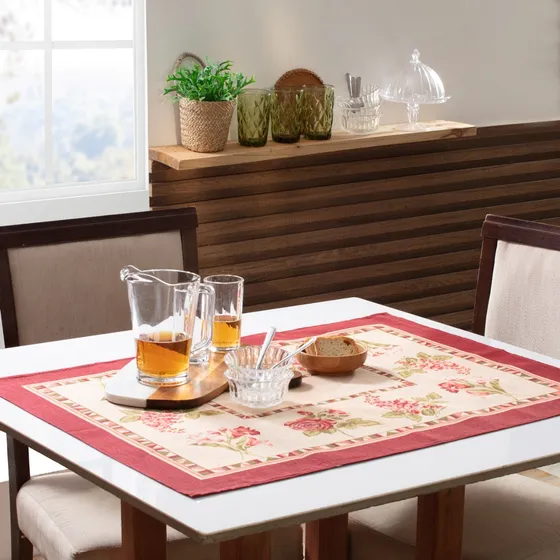 Kit Com 2 Toalha De Chá De Linhão - Bat  65x85 Sortido