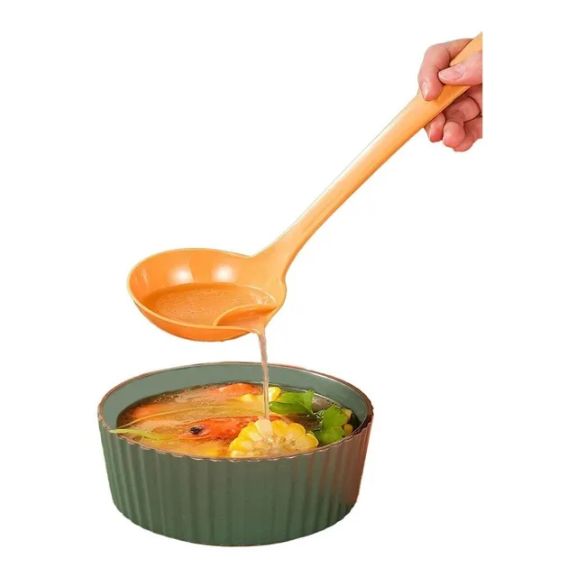 2 Cucharones Colador Y Separador De Aceite Utensilio Cocina