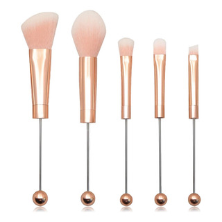 Brochas De Maquillaje Con Cuentas De Silicona, 5 Piezas, Cue Brochas De Maquillaje Con Cuentas De Silicona, 5 Piezas, Cue
