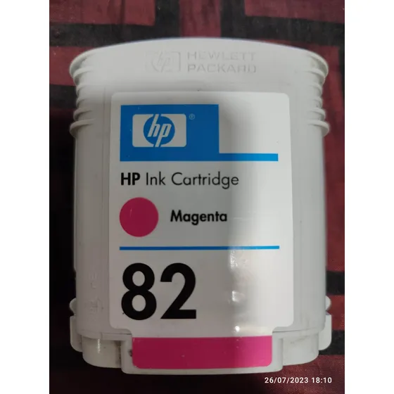 Cartucho De Tinta Hp 82 Magenta C4912a Caracas Lleno Nuevo