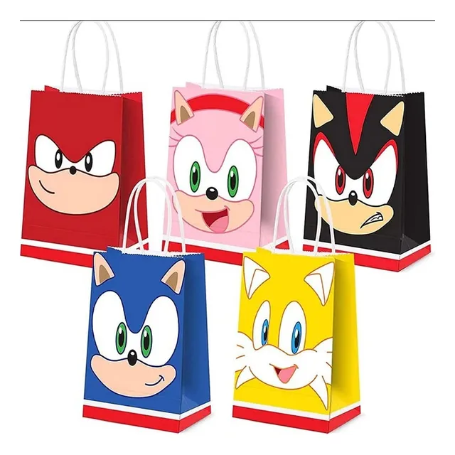 Bolsas De Sonic, Baby Shark Cotillones, Detalles, Regalos.