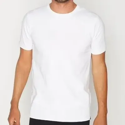 Pack 2 Polera Camiseta Mota Manga Corta Algodón