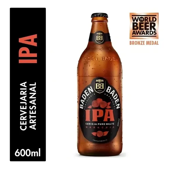 Cerveja Garrafa Baden Baden Ipa 600ml