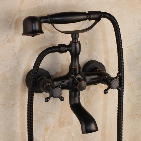 Griferias Para Bañera O Ducha Negro Bronce Dorado Rosa Oro
