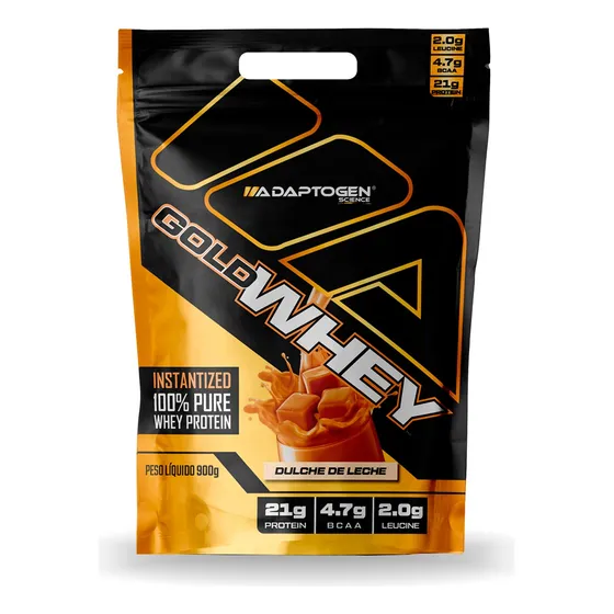 100% Gold Whey Refil Concentrado 900g - Adaptogen Science