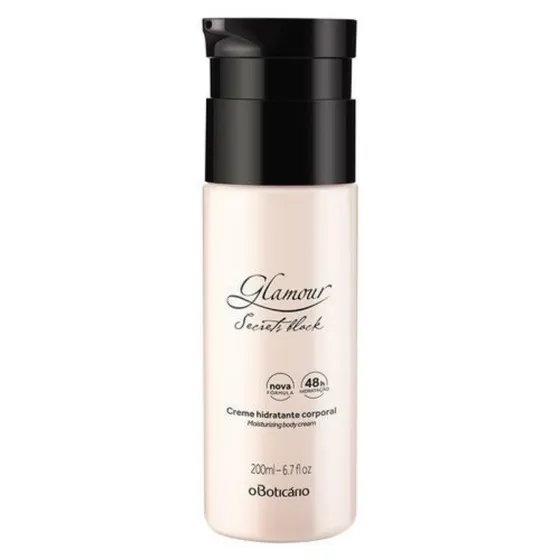 Creme Glamour Secrets Black Hidratante Corporal Promoção 