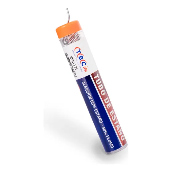 Tubo de estaño Eximetal 1mm aleación 60/40 para soldar