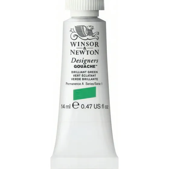 Gouache Winsor & Newton 14ml - Color Verde Brillante