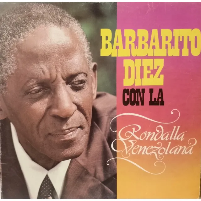 Disco Lp - Barbarito Diez / Con La Rondalla Venezolana
