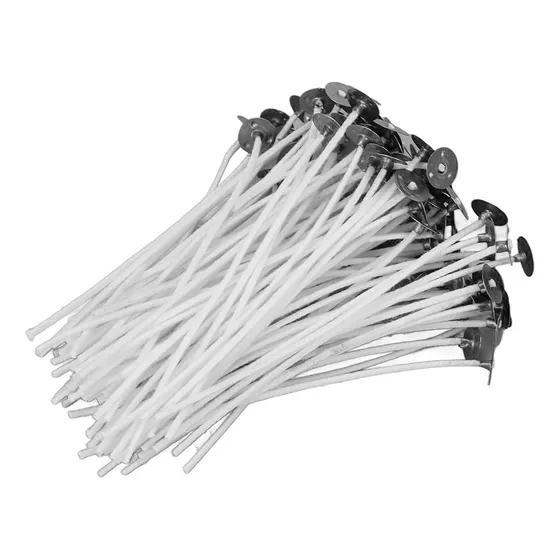 Pabilos Parafinado 12cm Con Chapita Pack. X 60und. Para Vela