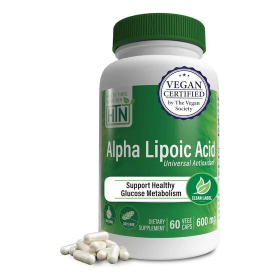 Suplemento Htn De Ácido Alfa Lipoico 600 Mg 60 Cápsulas