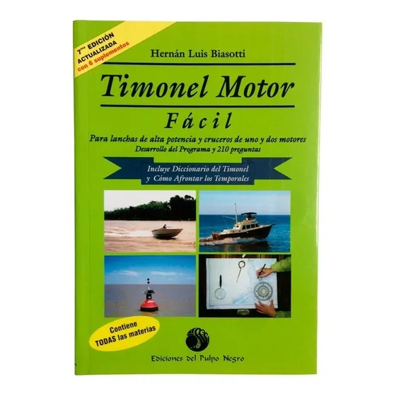 Libro Nautico Curso Timonel Motor Facil Hernán Luis Biasotti