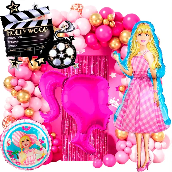 55 Art Globo Barbie Muñeca Barbieland Ken Deco901 Rosa Fucsi