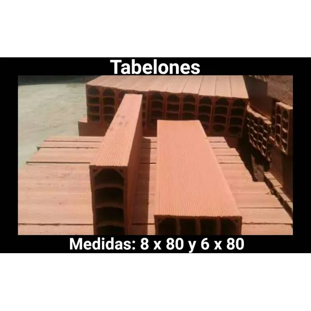 Bloques Rojos, Tabelones De Arcilla Mayor  8x80 Y 6x80