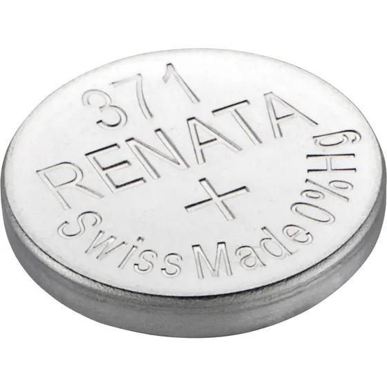 10 Pilhas Baterias 371, Relógio 1.55v Renata Sr920s