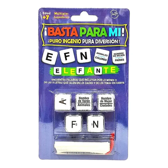 Juego De Mesa Basta Para Mí Dados Abracadabra