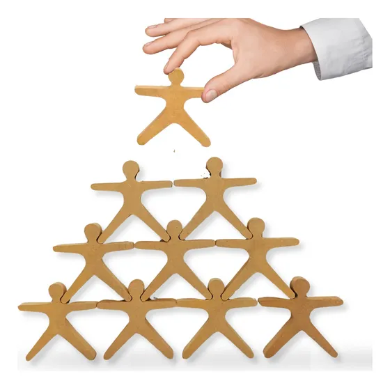 Equilibristas Mdf X 20 Encastre Motricidad Equilibrio Juegos