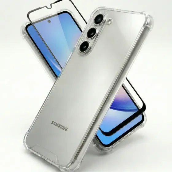 Funda Para Samsung Antigolpe Todos Los Modelos + Vidrio Full