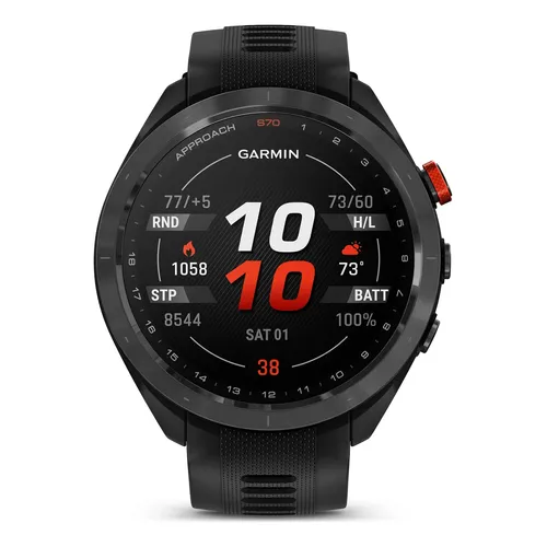 Relógio de golfe Garmin Approach S62 preto 010-02200-00 Cor da