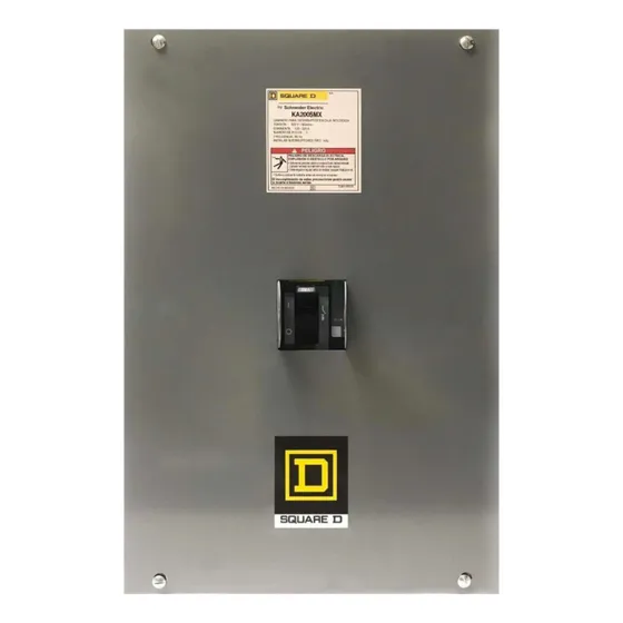 Interruptor Termomagnetic Square D Kal36200 3x200 C/gabinete Color Negro