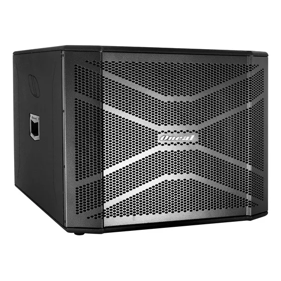 Caixa Ativa Subwoofer 3218x 600w 18 Polegadas Bivolt Oneal Cor Preto