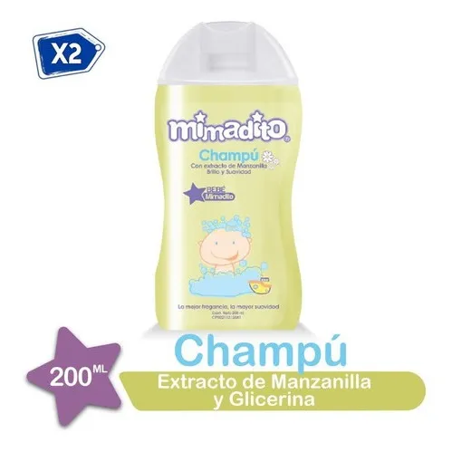Champú Con Extracto De Manzanilla 200 Ml Mimadito