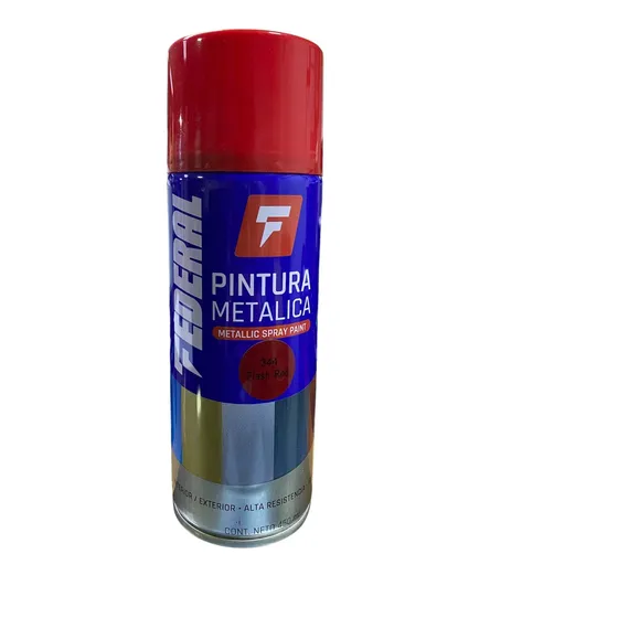Pintura En Spray Rojo Metalizado Federal Fd-603rd