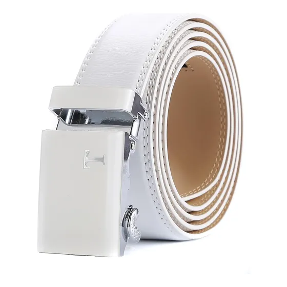Cinturon Tonywell De Cuero Para Hombre Con Trinquete Y He...