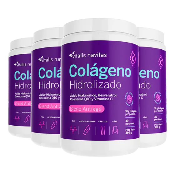 Plan 120 Días De Colágeno Hidrolizado Bebible Premium