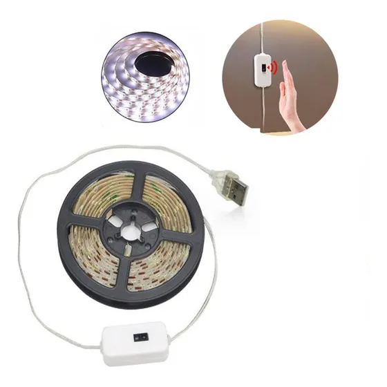 Sensor De Escaneo Manual Usb Tira De Luces Led 15 Metros
