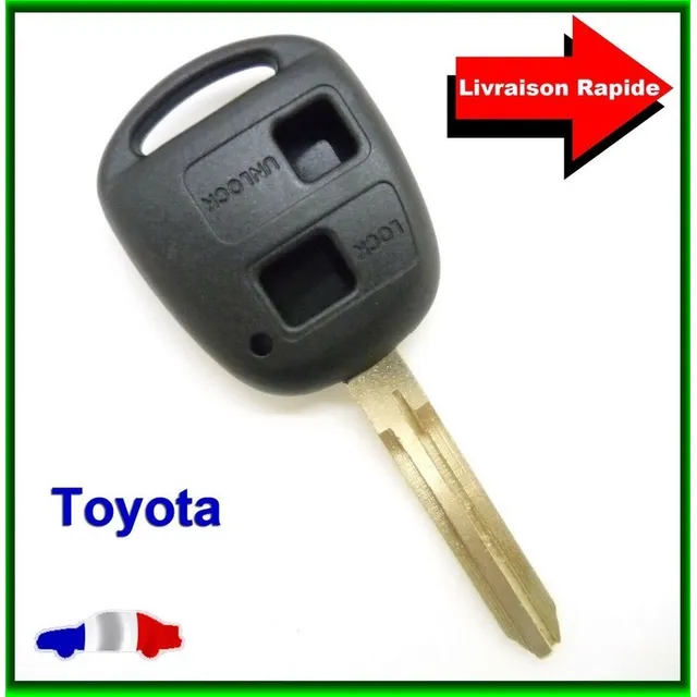 Llave Toyota Rav4 Prado Tarago Camry Corolla Carcasa De Tele
