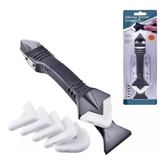 Sellador Calafateo Silicona Espatula Raspador Removedor 5en1