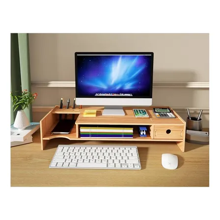 Elevador Para Monitor Soporte Para Pc Organizador Escritorio