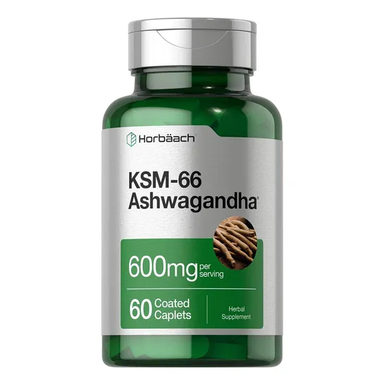 Horbaach Ksm-66 Ashwagandha  600mg  60 Capsulas