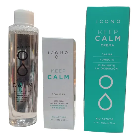 Crema Rosácea Piel Sensible Agua Micelar Icono Keep Calm