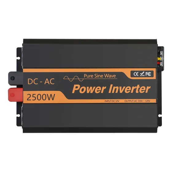 Powmr 2.5kw Inversor De Onda Senoidal Pura Dc 12v A Ac 110v