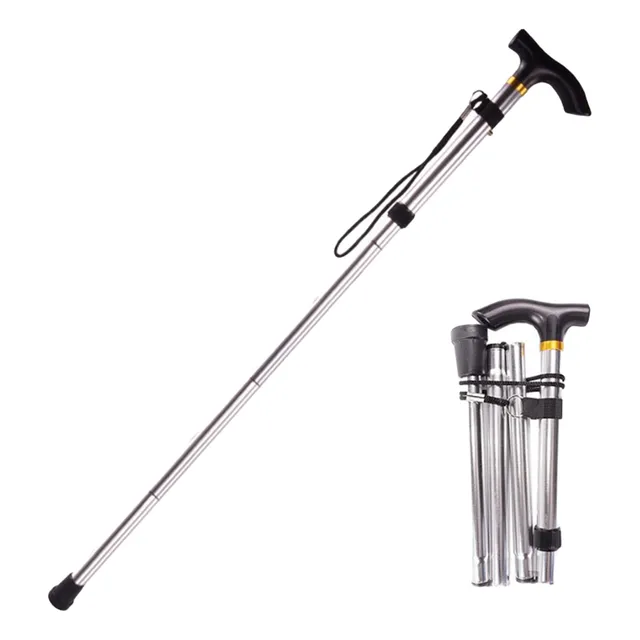 Antideslizante Bastón Plegable Telescópico 84-93cm