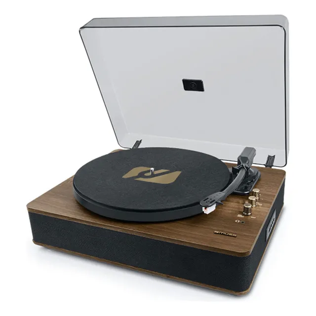 Bandeja De Vinilo Muse Mt106bt Color Marrón