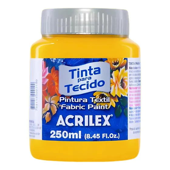 Tinta Para Tecido Brilhosa 250ml Unidade - Acrilex