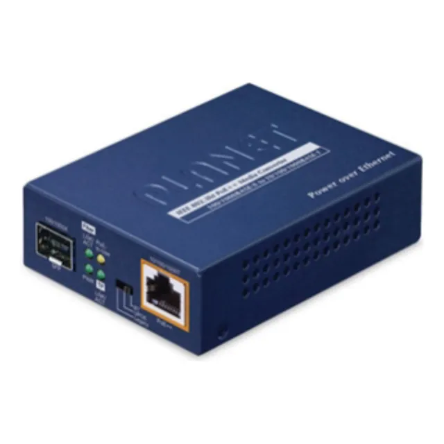 Convertidor De Medios Poe, 1 Puerto Rj45 Gigabit Con Salida