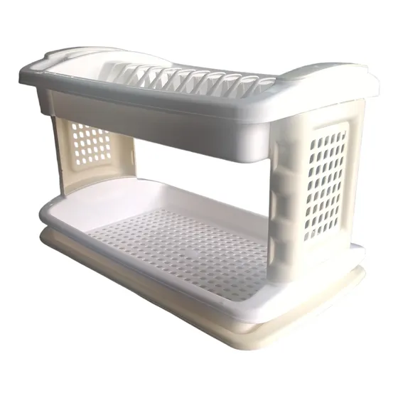 Platera Doble Con Base Fresh Escurridor De Platos Alfahogar