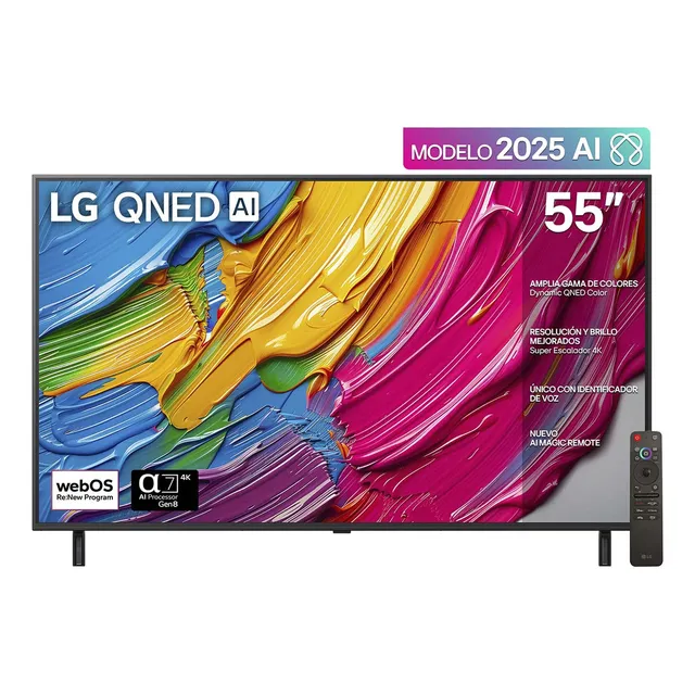 Pantalla 55 Pulgadas LG Qned Ai Qned80 4k Smart Tv 2025