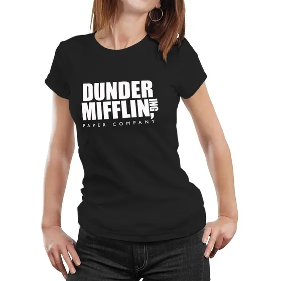 Polera Mujer The Office Dunder Mifflin Algodón Orgánico Se22