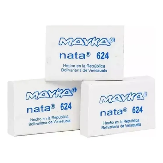 Borrador Nata 624 Marca Mayka Caja X 24 Original