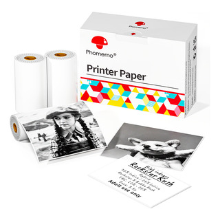 Phomemo Label For M02/m02 Pro/m02s/m03 50mm X 3.5m 3-rolls Phomemo Label For M02/m02 Pro/m02s/m03 50mm X 3.5m 3-rolls
