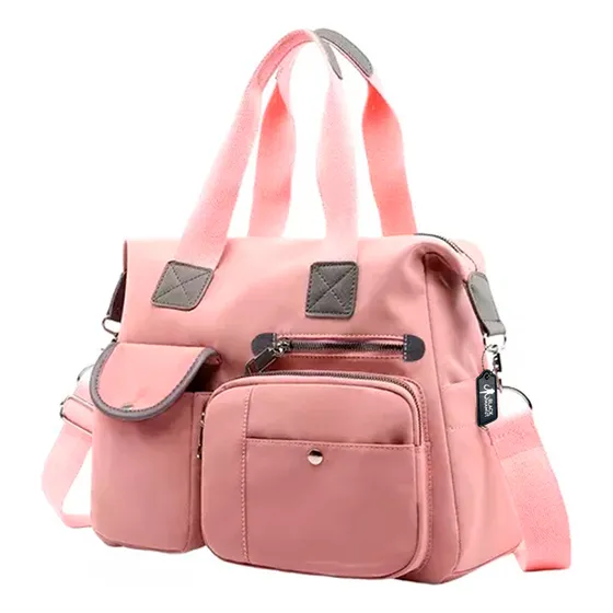 Bolso Multifuncional Impermeable Antirrobo Mujer Crossbody Color Rosa