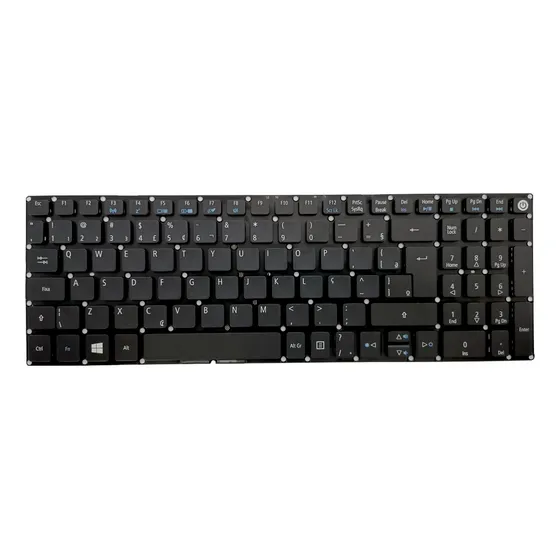 Teclado Para Acer Aspire E15 E5-553g-t4tj Abnt2 Com Ç Preto